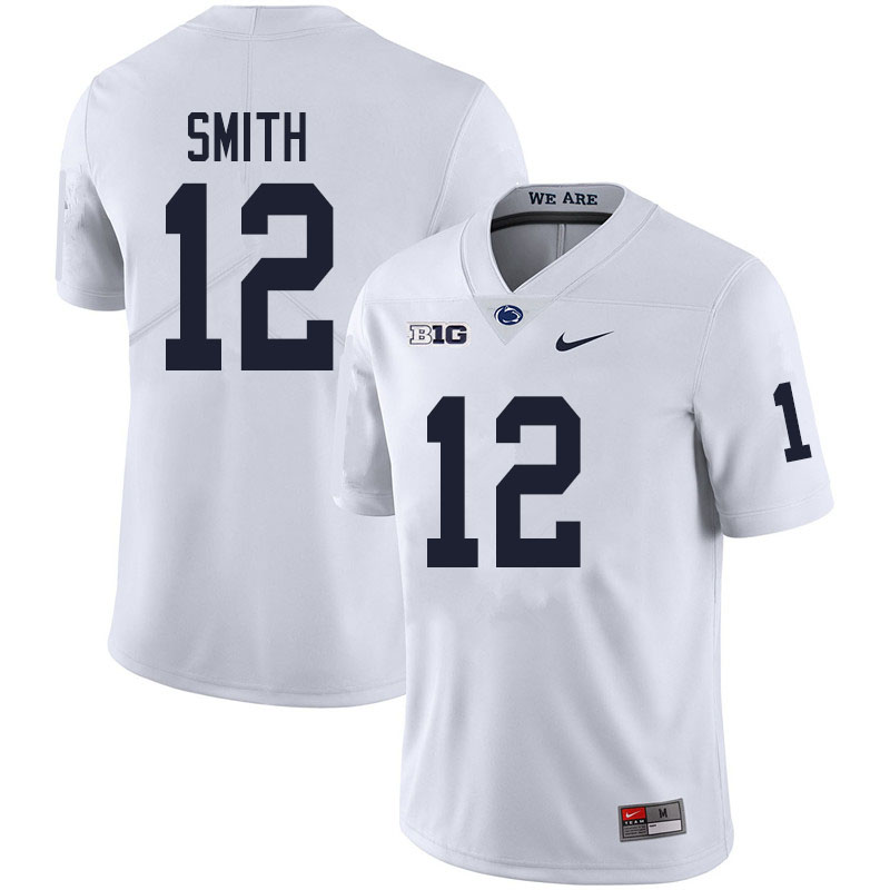 NCAA Nike Men's Penn State Nittany Lions Brandon Smith #12 College Football Authentic White Stitched Jersey WOH3098QX